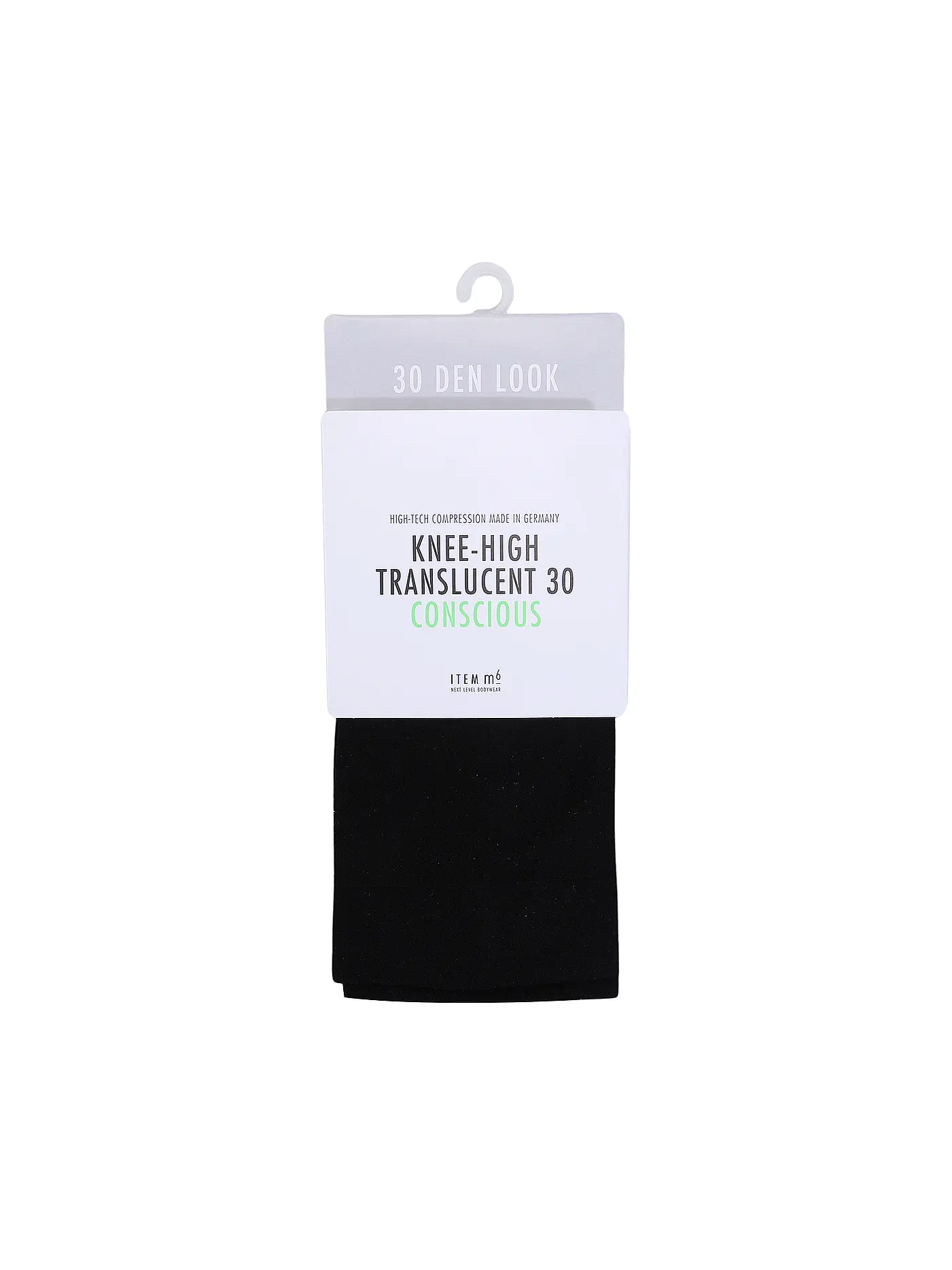 ITEM M6 | Kniestrümpfe 30DEN CONSCIOUS | schwarz
