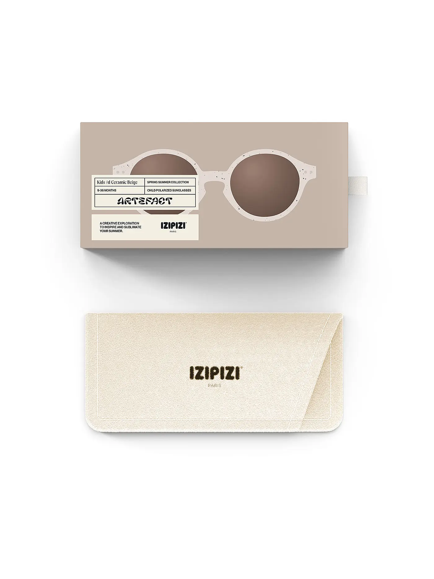 IZIPIZI | Baby Sonnenbrille SUN KIDS 9-36 Monate #D | beige