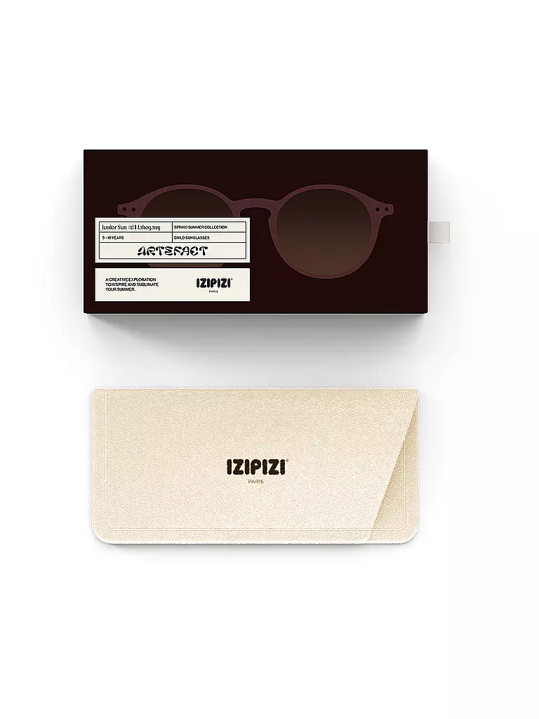 IZIPIZI | Kinder Sonnenbrille SUN JUNIOR 5-10 Jahre #D | braun