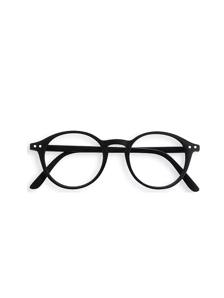 IZIPIZI | Lesebrille "No. D" (black soft) +1.00 | schwarz