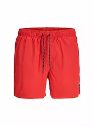 JACK & JONES | Badeshorts JPSTMAUI JJSWIM | rot