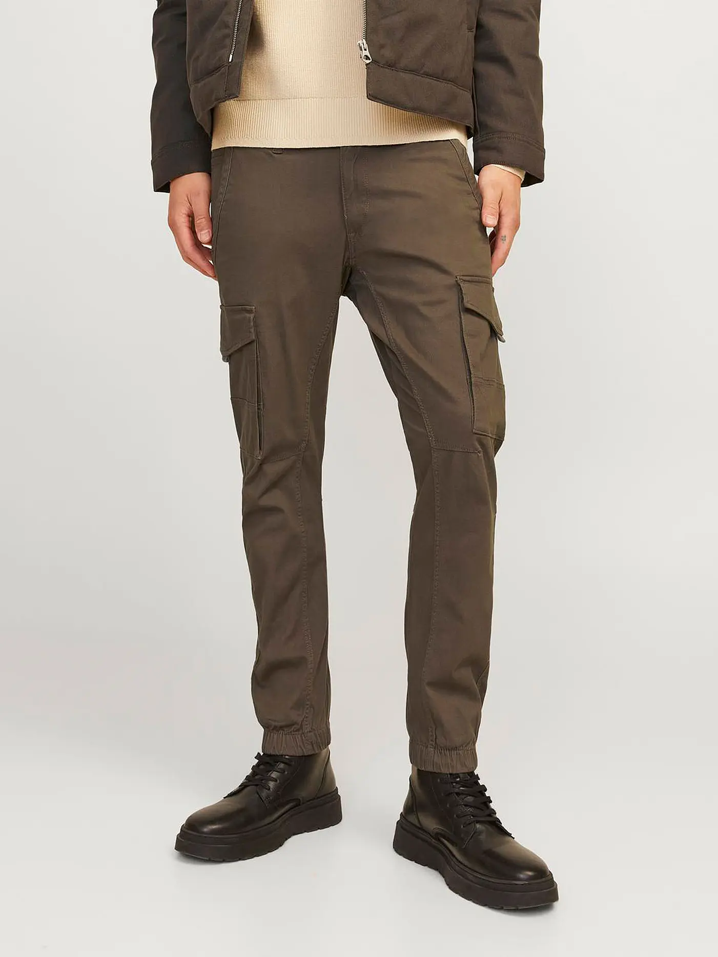JACK & JONES | Cargohose JPSTPAUL JJFLAKE  | braun