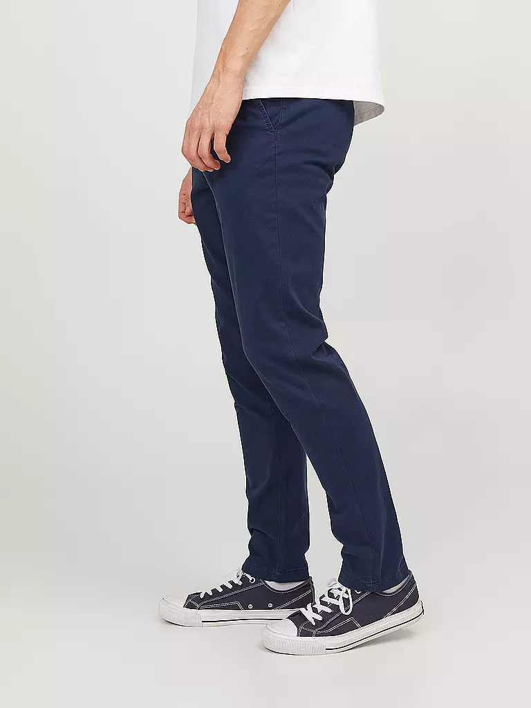 JACK & JONES | Chino Slim Fit JPSTMARCO | schwarz