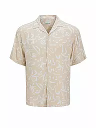JACK & JONES | Hemd Regular Fit JJJEFF MONOCHROME | beige