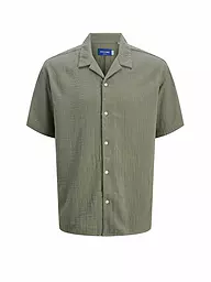 JACK & JONES | Hemd Regular Fit JOREASTER PATRAS | olive