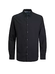 JACK & JONES | Hemd Slim Fit JJEGINGHAM  | schwarz
