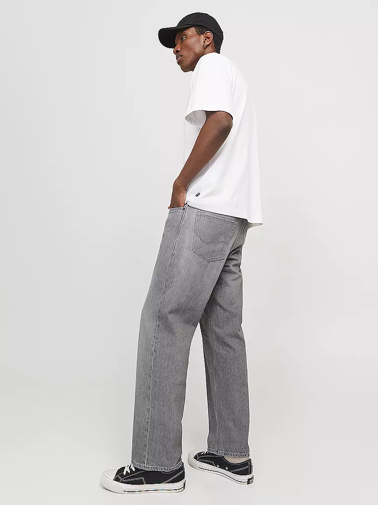 JACK & JONES | Jeans Baggy Fit JJIEDDIE JJIORIGINAL | grau