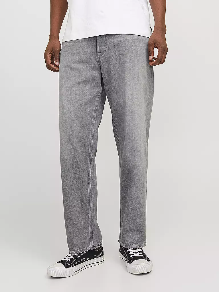 JACK & JONES | Jeans Baggy Fit JJIEDDIE JJIORIGINAL | grau