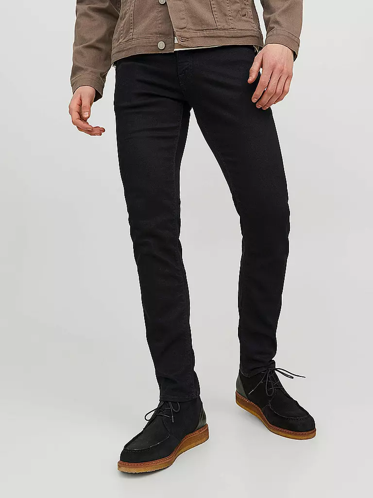 JACK & JONES | Jeans Slim Fit GLENN FELIX | schwarz