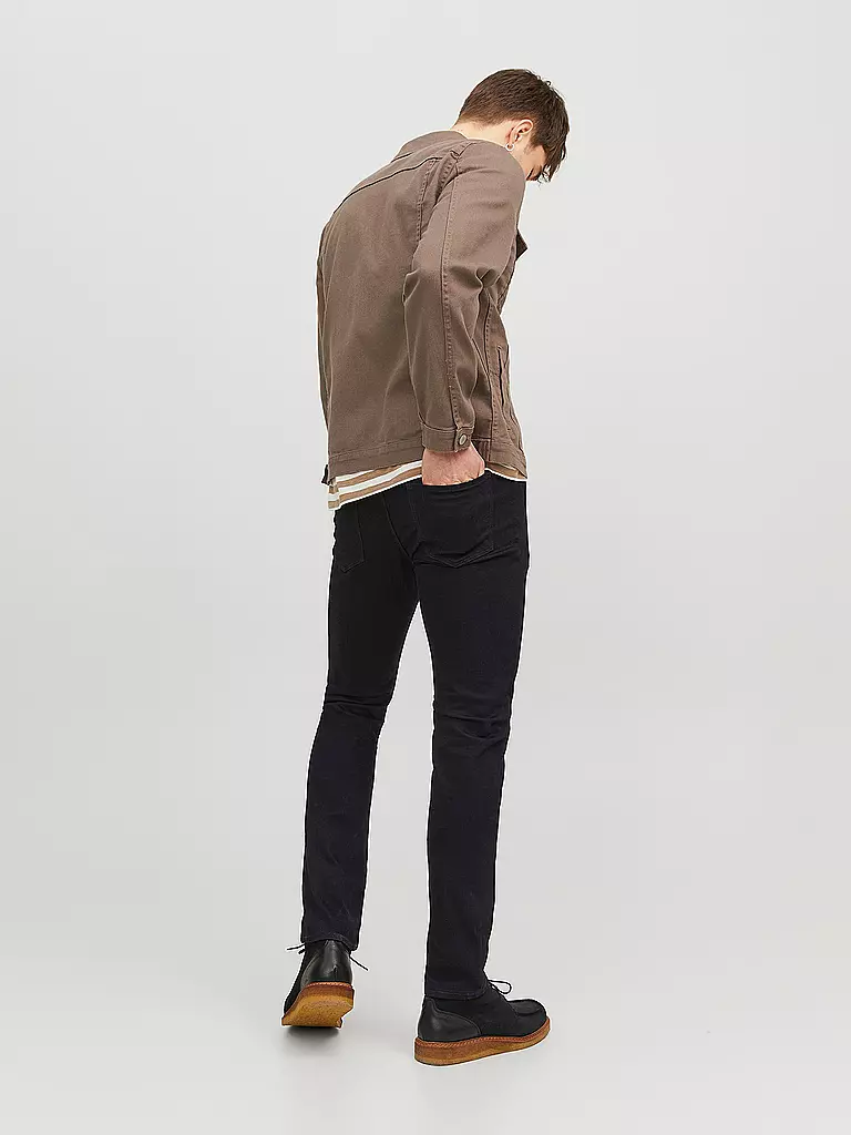 JACK & JONES | Jeans Slim Fit GLENN FELIX | schwarz