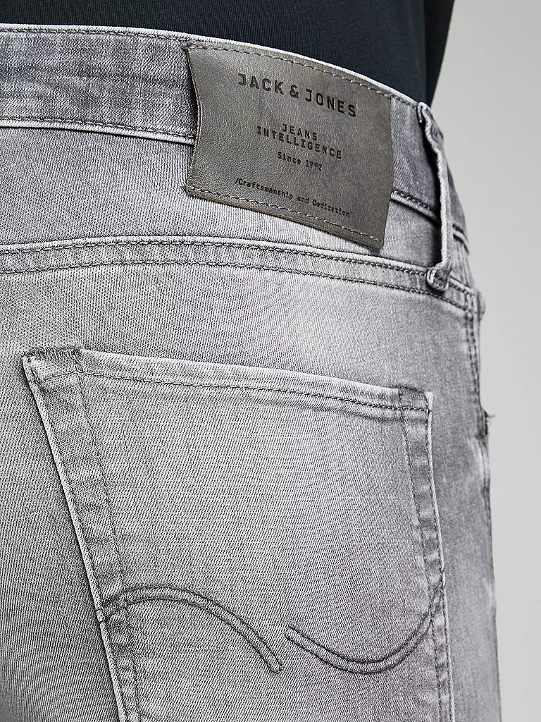 JACK & JONES | Jeans Slim Fit JJIGLENN JJICON | grau