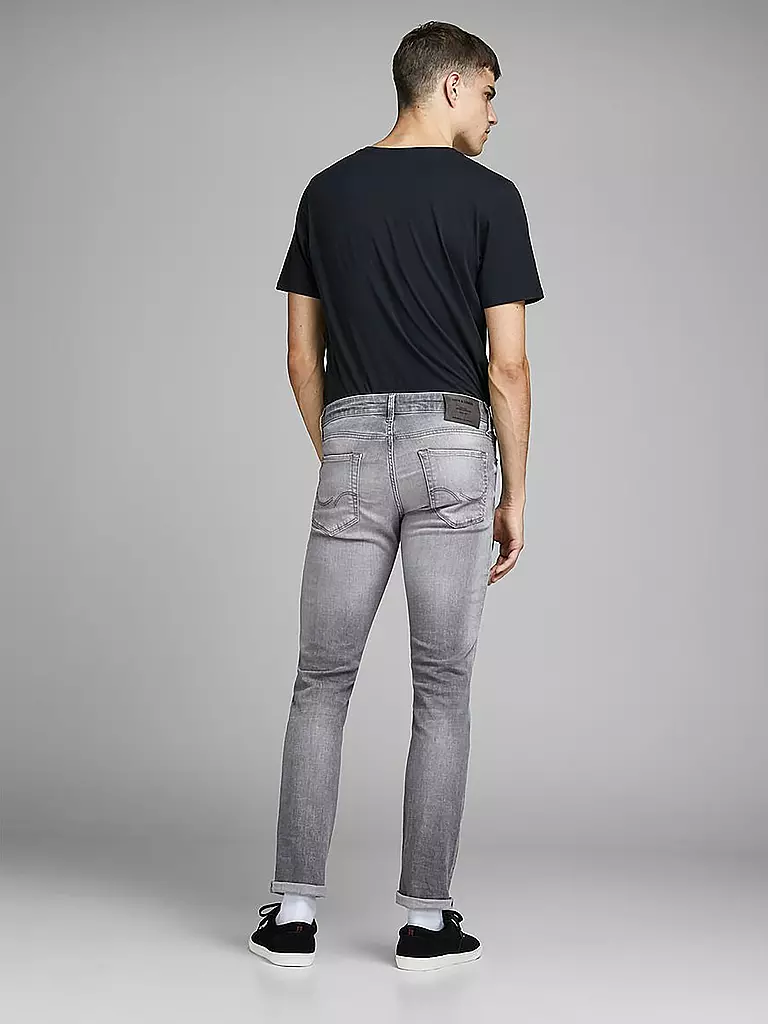 JACK & JONES | Jeans Slim Fit JJIGLENN JJICON | grau