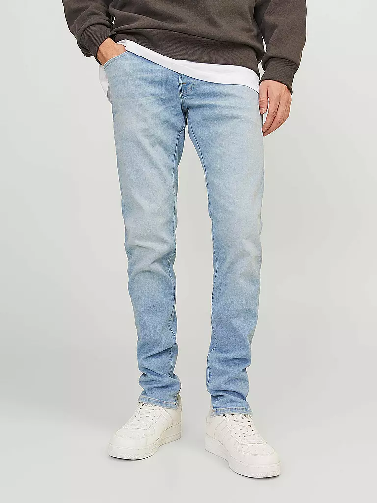 JACK & JONES | Jeans Slim Fit JJIGLENN JJICON | hellblau