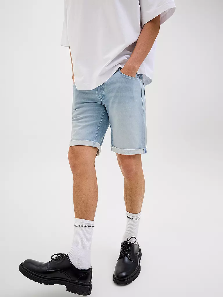 JACK & JONES | Jeansshorts  JJIRICK | hellblau
