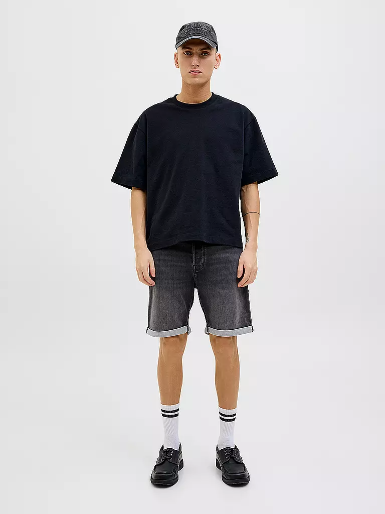 JACK & JONES | Jeansshorts JJIRICK JJICON | schwarz