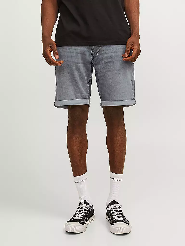 JACK & JONES | Jeansshorts JJIRICK JJICON | schwarz