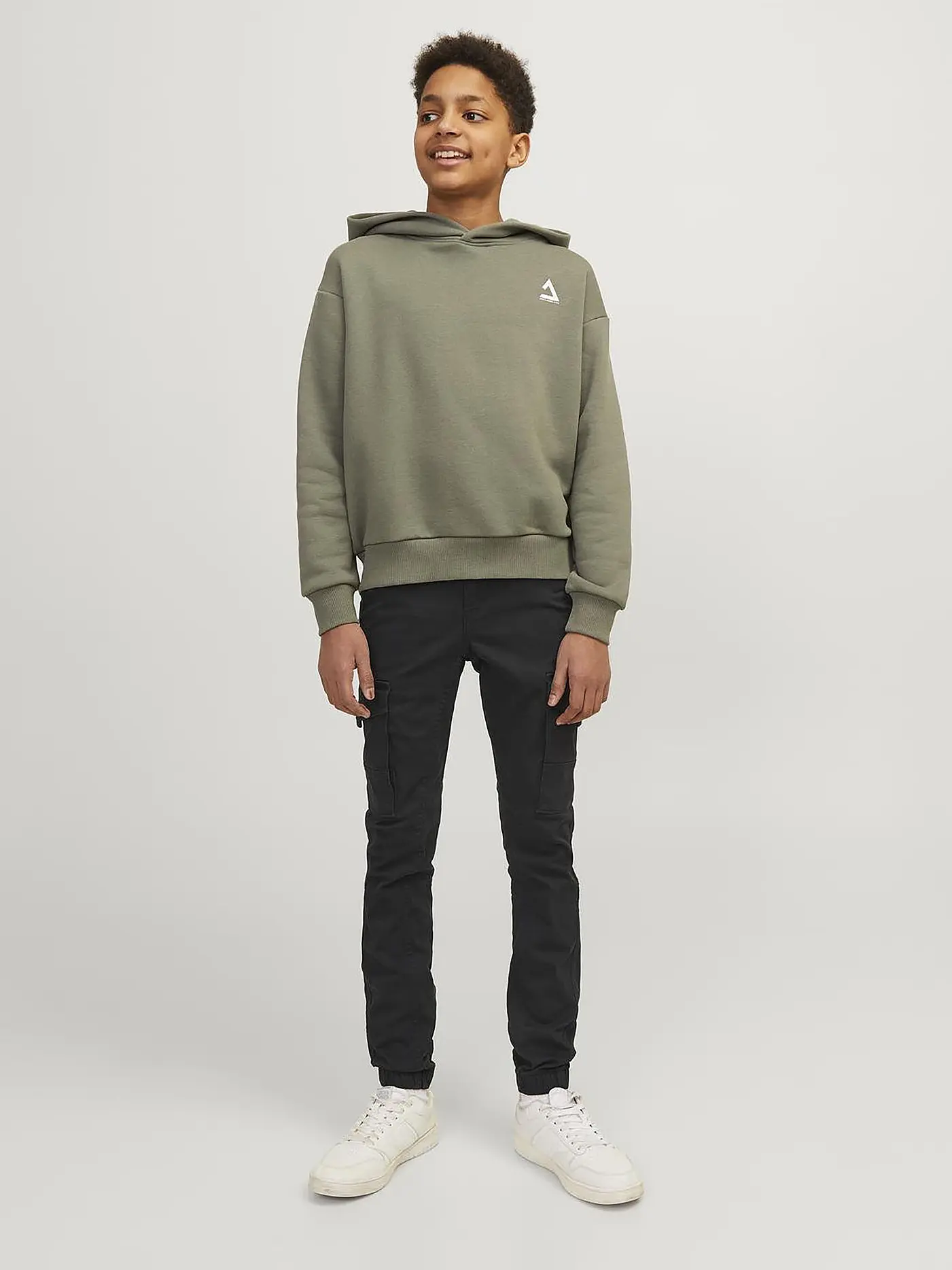 JACK & JONES | Jungen Cargohose " JJIPAUL " | schwarz