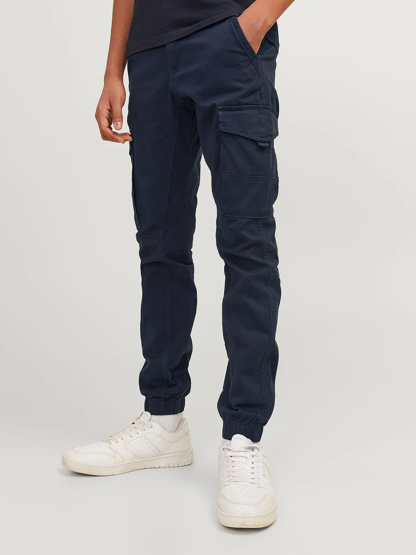 JACK & JONES | Jungen Cargohose Slim Fit JJIPAUL | blau