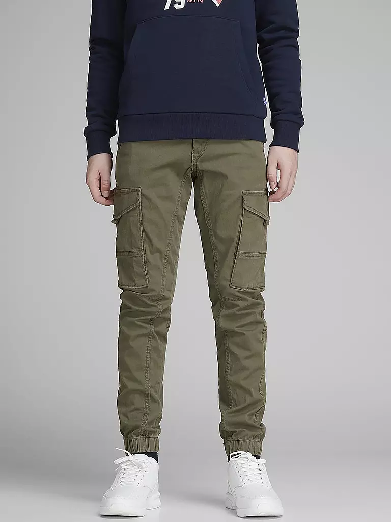 JACK & JONES | Jungen Cargohose Slim Fit JPSTPAUL | schwarz