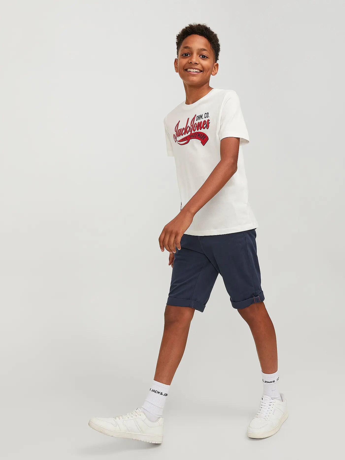 JACK & JONES | Jungen Chinoshorts " JJIBOWIE " | blau