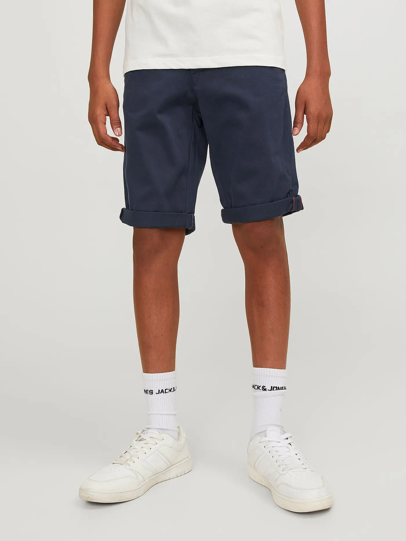 JACK & JONES | Jungen Chinoshorts " JJIBOWIE " | blau