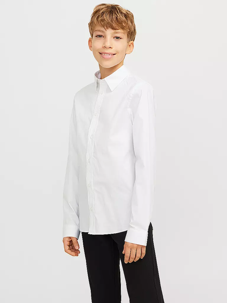 JACK & JONES | Jungen Hemd JJEAXEL | weiss