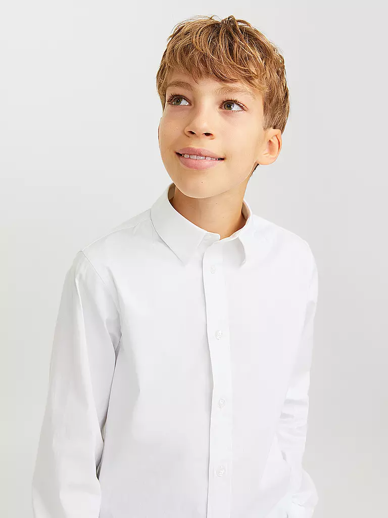 JACK & JONES | Jungen Hemd JJEAXEL | weiss
