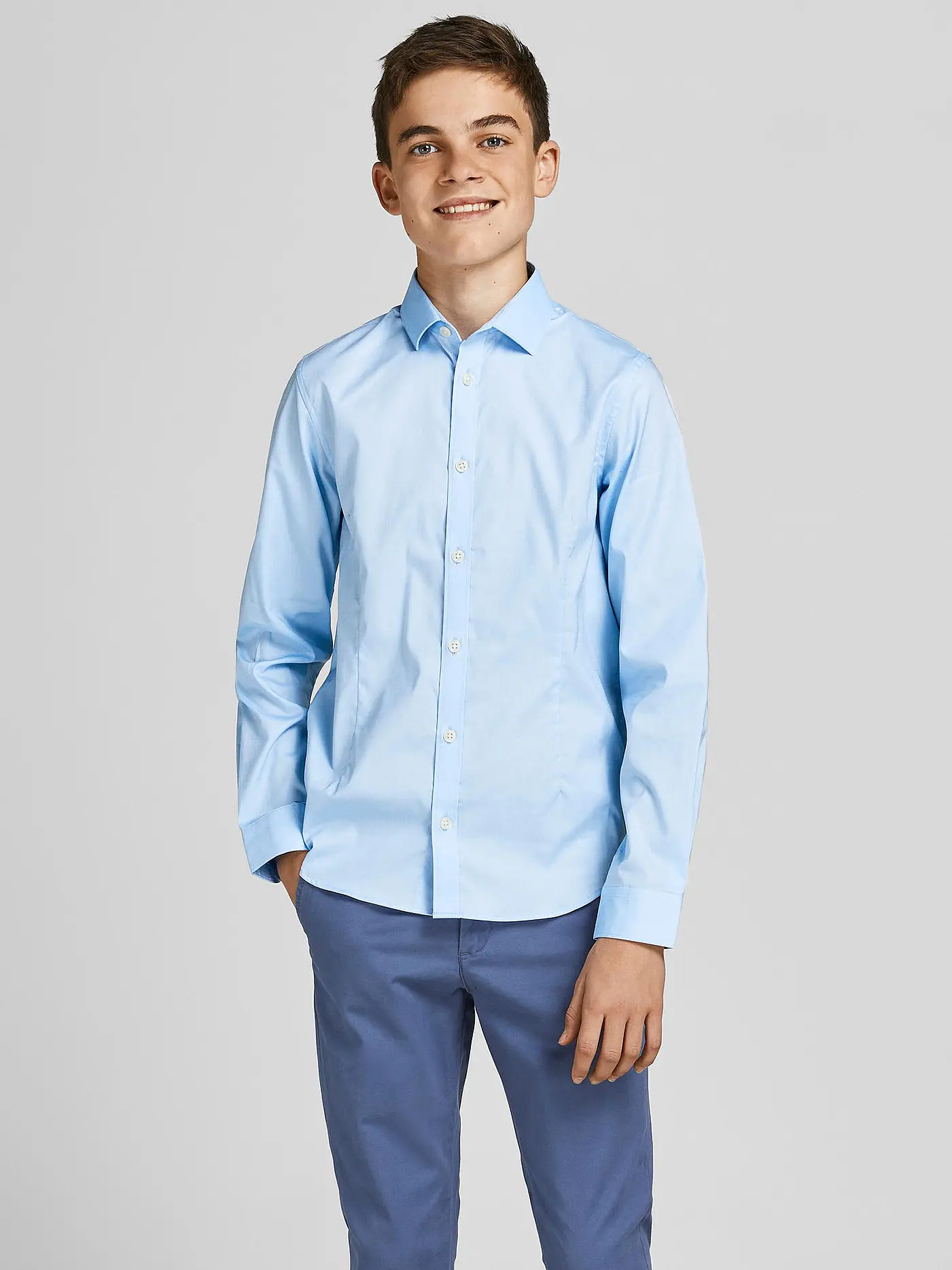 JACK & JONES | Jungen Hemd JJIPARMA | blau