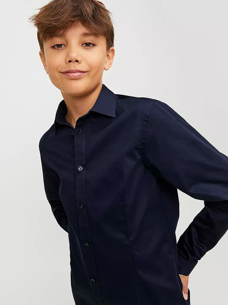JACK & JONES | Jungen Hemd JJIPARMA | blau