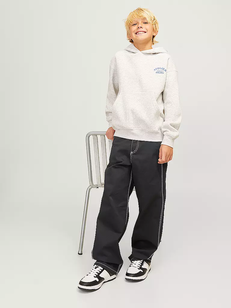 JACK & JONES | Jungen Hose JPSTALEX JJCONTRAST | Schwarz