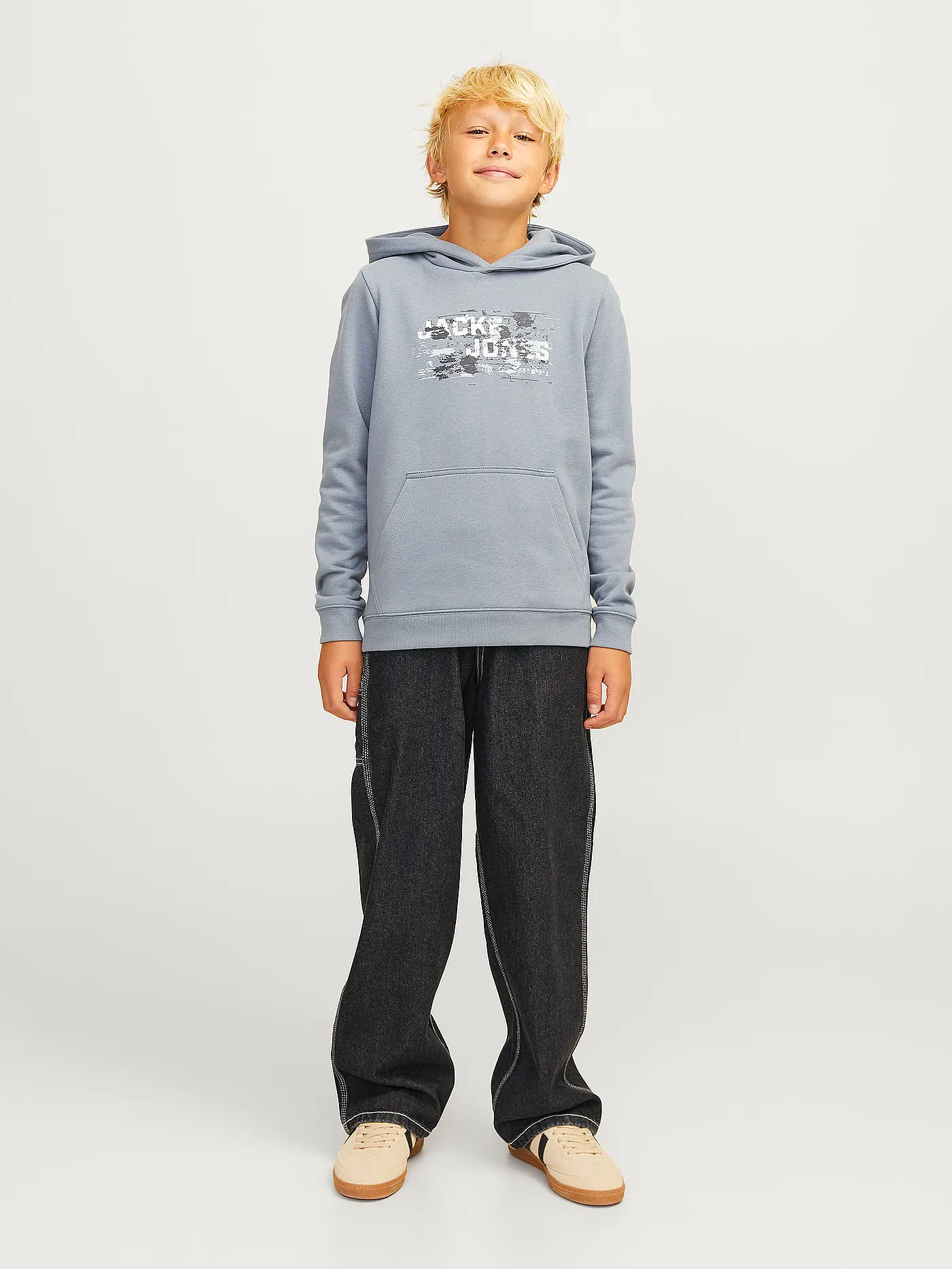 JACK & JONES | Jungen Jeans Baggy Fit JJIALEX | schwarz