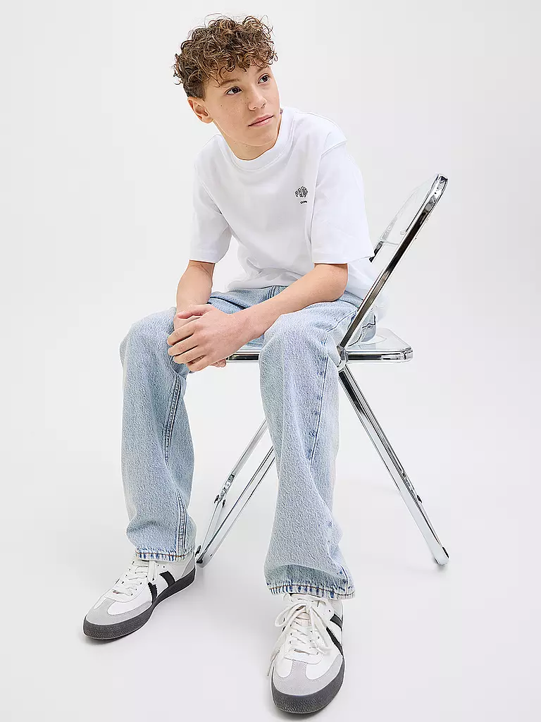 JACK & JONES | Jungen Jeans Regular Fit JJICHRIS JJORIGINAL | hellblau