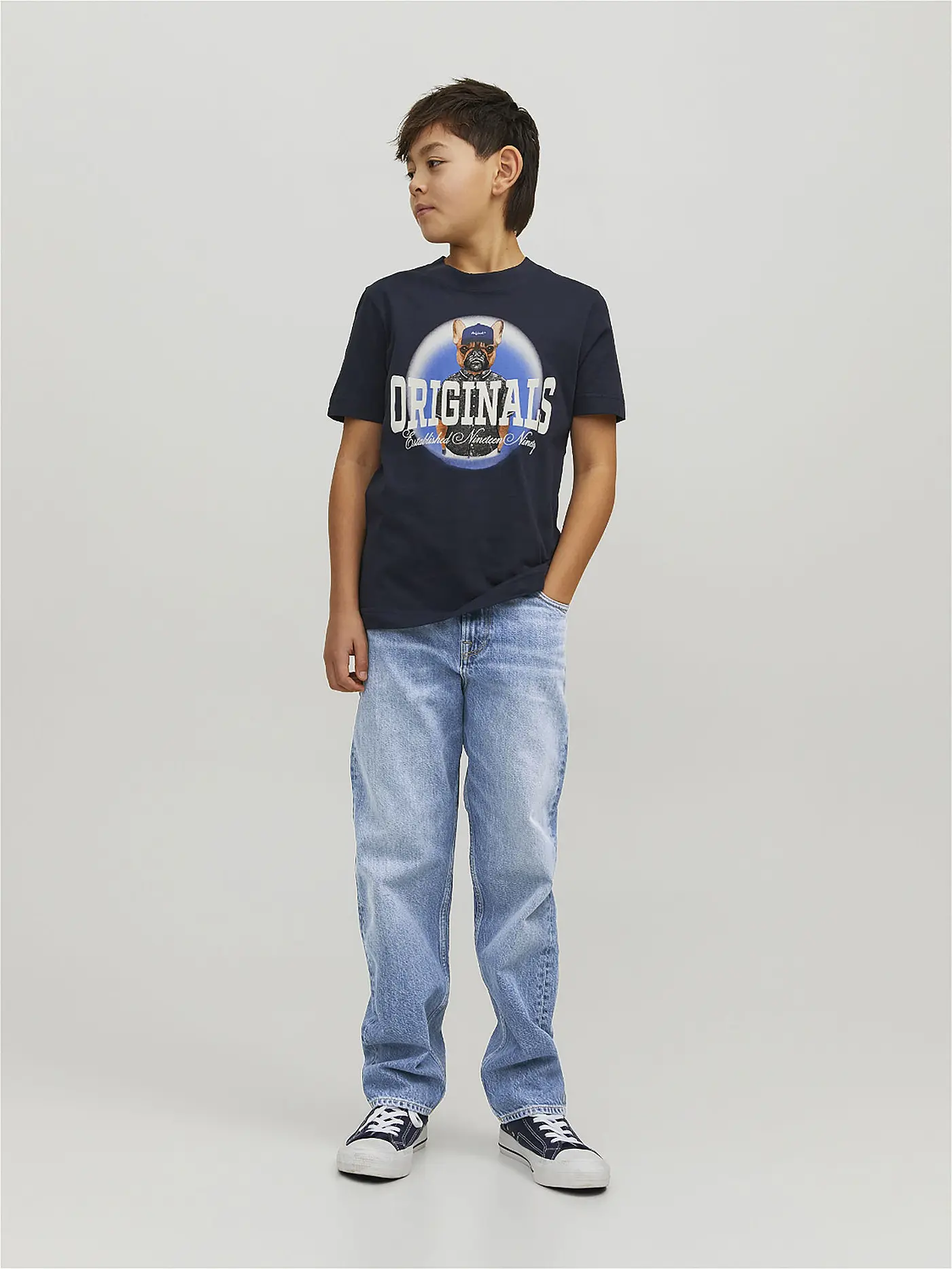 JACK & JONES | Jungen Jeans Relaxed Fit JJICHRIS JJORIGINAL | hellblau