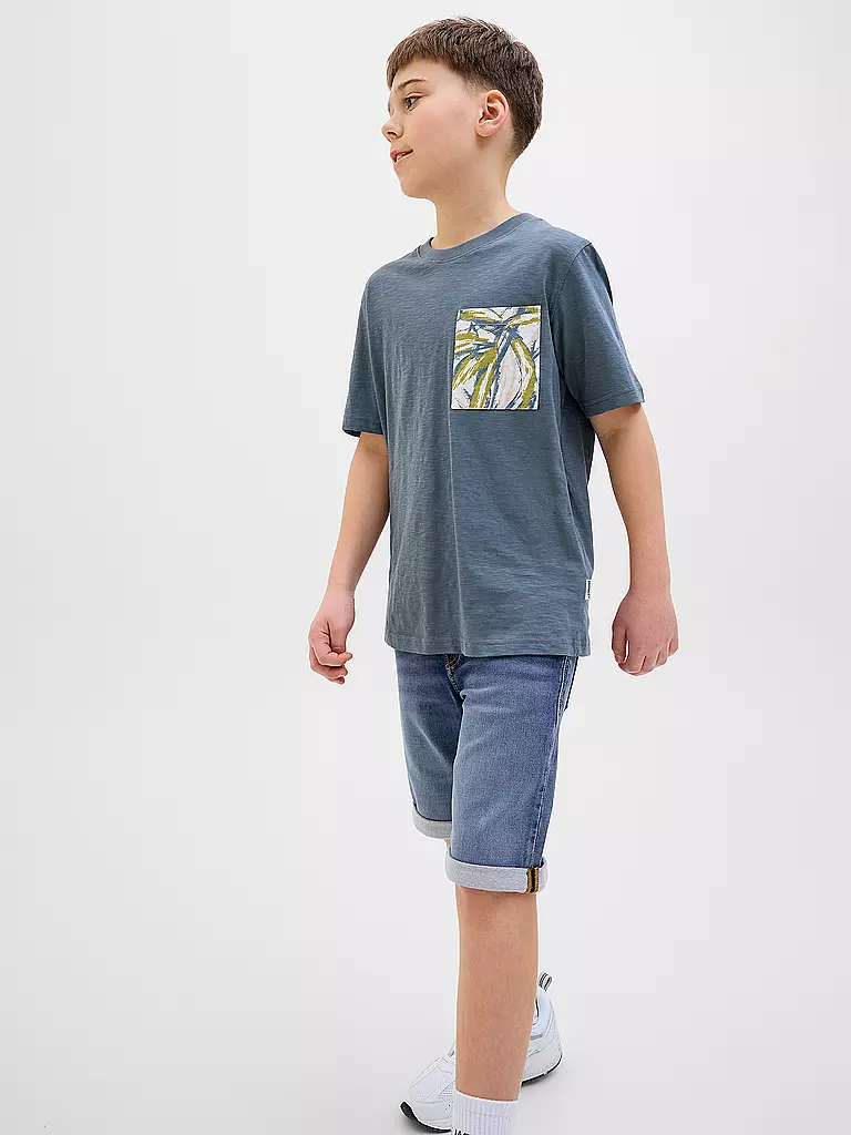 JACK & JONES | Jungen Jeansshorts JJIRICK JJICON | blau