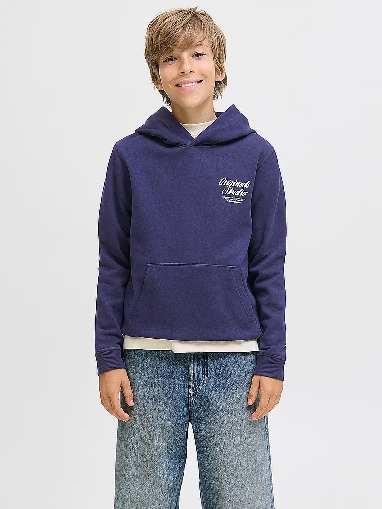 JACK & JONES | Jungen Kapuzensweater - Hoodie  JORNORREBRO | blau