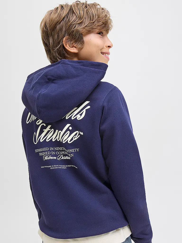 JACK & JONES | Jungen Kapuzensweater - Hoodie  JORNORREBRO | blau