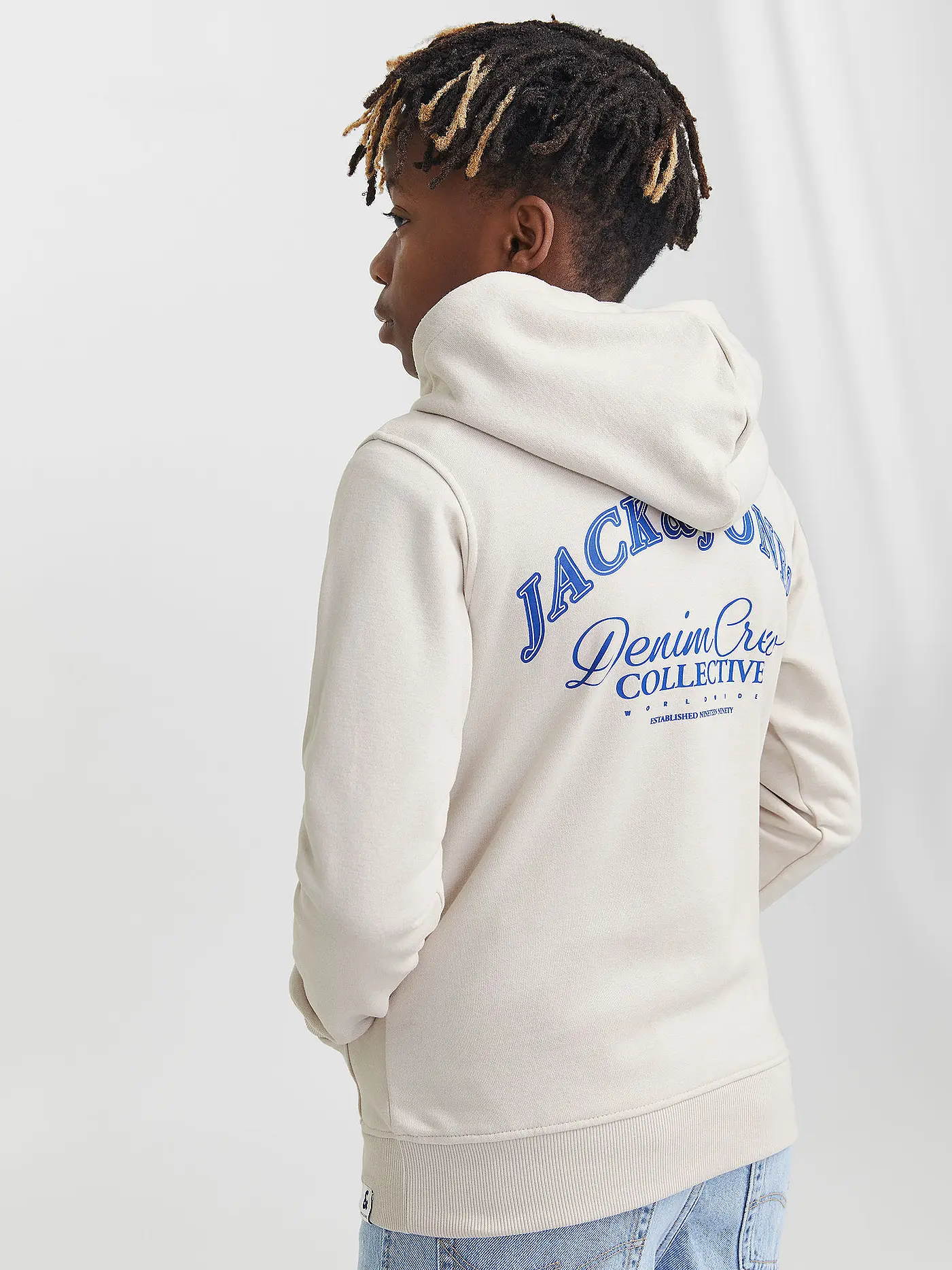JACK & JONES | Jungen Kapuzensweater - Hoodie JJEBRANDES | beige