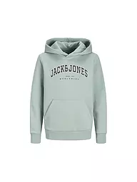 JACK & JONES | Jungen Kapuzensweater - Hoodie JJECALEB  | hellgrün
