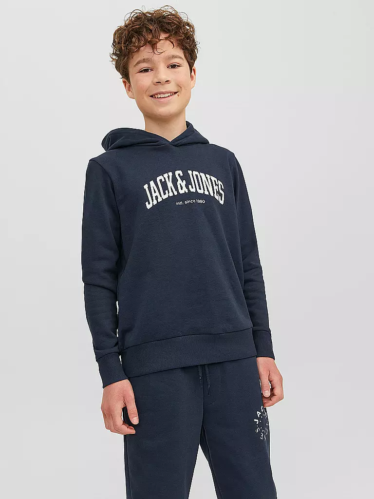 JACK & JONES | Jungen Kapuzensweater - Hoodie JJEJOSH | schwarz