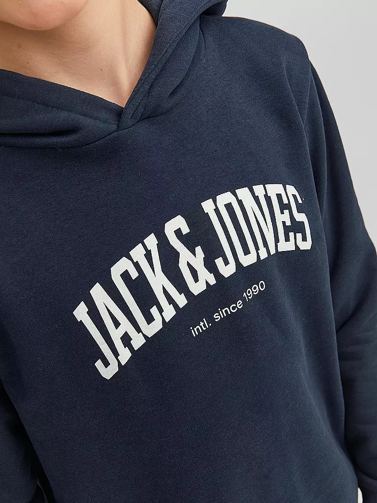 JACK & JONES | Jungen Kapuzensweater - Hoodie JJEJOSH | schwarz