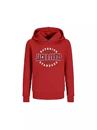 JACK & JONES | Jungen Kapuzensweater - Hoodie JJELOGO | rot