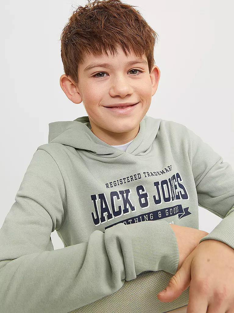 JACK & JONES | Jungen Kapuzensweater - Hoodie JJELOGO | blau