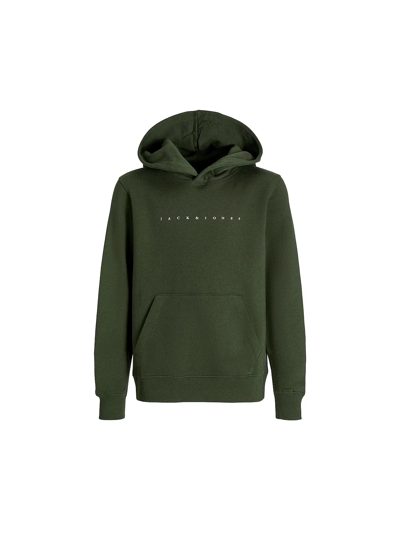 JACK & JONES | Jungen Kapuzensweater - Hoodie JJESTAR JJ  | dunkelgrün