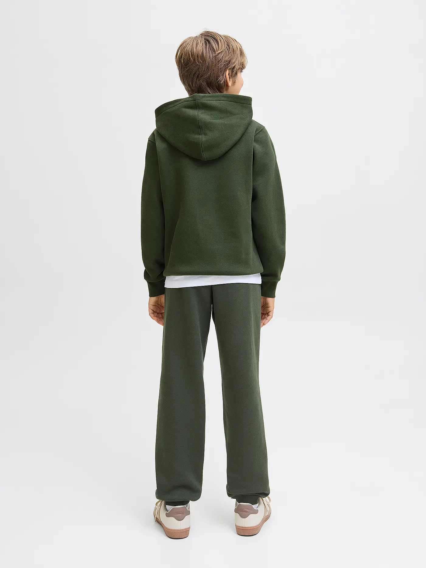 JACK & JONES | Jungen Kapuzensweater - Hoodie JJESTAR JJ  | dunkelgrün