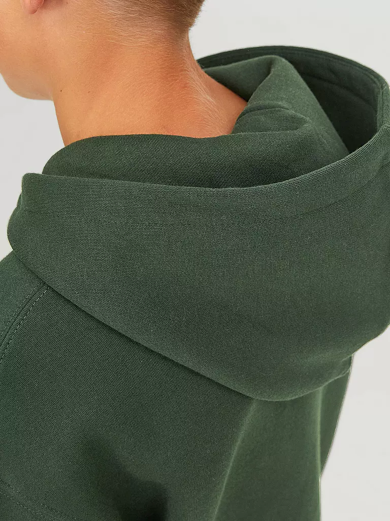 JACK & JONES | Jungen Kapuzensweater - Hoodie JJESTAR JJ | dunkelgrün