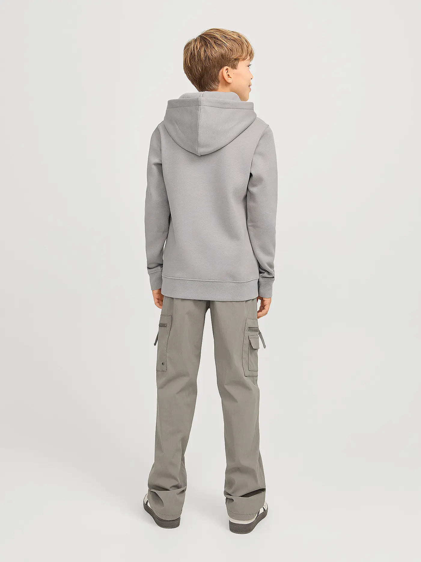 JACK & JONES | Jungen Kapuzensweater - Hoodie JJESTAR | grau
