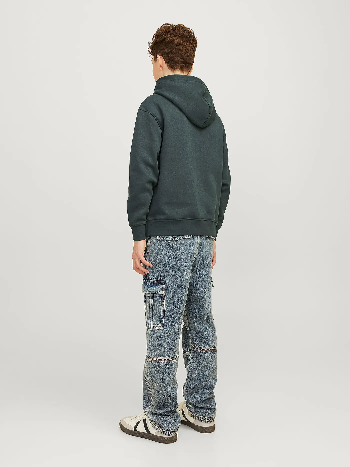 JACK & JONES | Jungen Kapuzensweater - Hoodie JORVESTERBRO | dunkelgrün