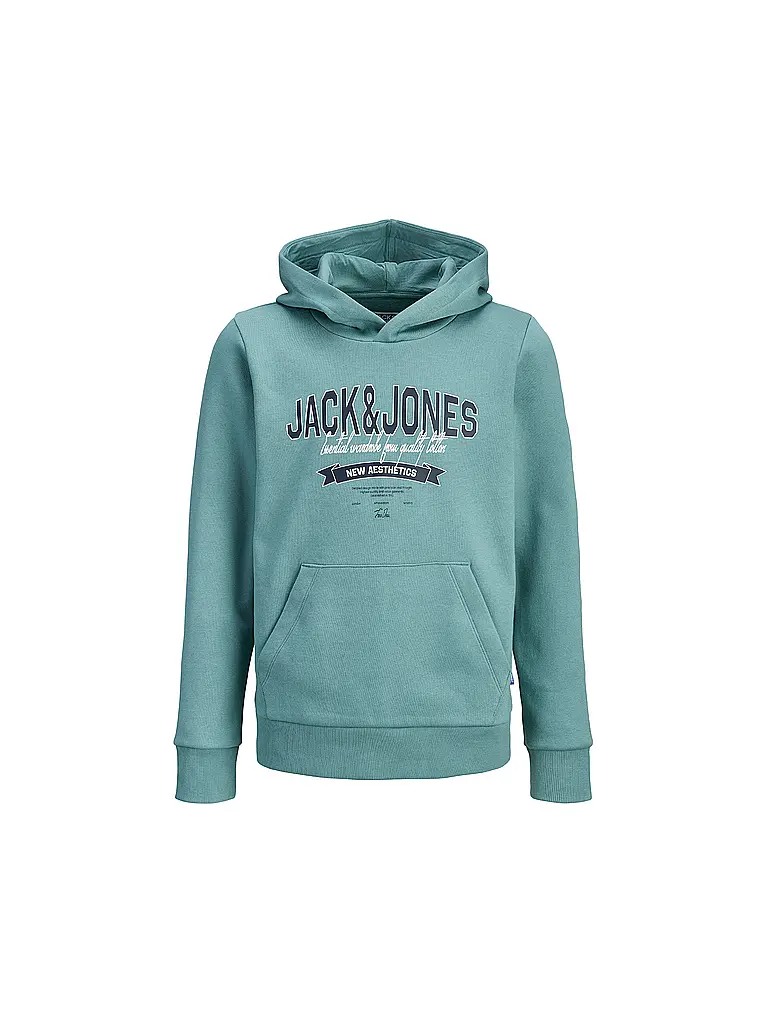 JACK & JONES | Jungen Kapuzensweater JJELOGO | Hellgrün