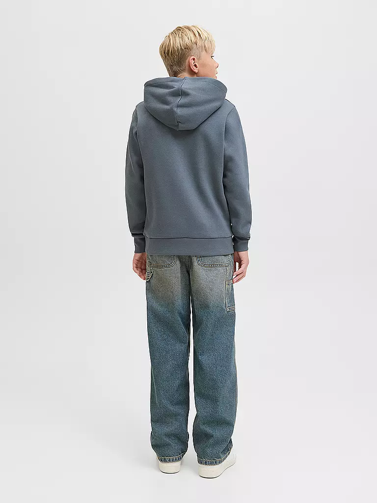 JACK & JONES | Jungen Kapuzensweater JJELOGO | dunkelblau