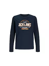 JACK & JONES | Jungen Langarmshirt  JJELOGO | dunkelblau